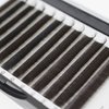 Scala Thickness 0.10mm C Curl Light Brown/Dark Brown/Black-Brown False lashes Individual Eyelash Extension Natural False Eyelashes (8mm, Black Brown)
