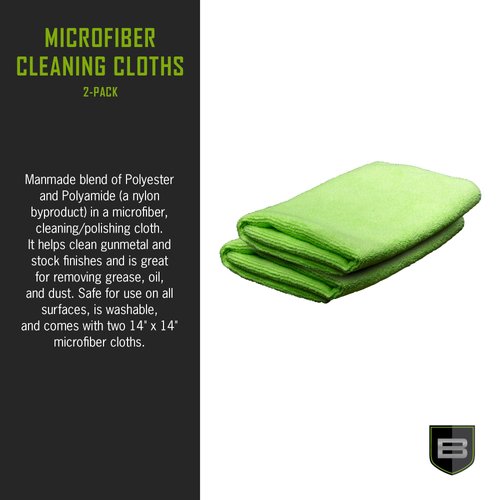 Breakthrough Clean Microfiber Cleaning Cloths - Cleaning Supplies - Cleaning Rags - 2-Pack of Rags for Car Wash