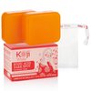 Koji White 4% Kojic Acid Dark Spot Corrector Soap For Exfoliating & Moisturizes with Vitamin C, Licorice Root Extract, Hydrating & Even Skin Tone Cleansing Bar for Face & Body, Vegan, 3.52 Oz (2 Bars)
