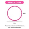 Canlierr 500 Pcs Hair Ties Bulk for Thick Non Metal Hair Elastics Hair Rubber Bands Ponytail Holders for Women Men Straight Thick Curly Hair(Multicolor,2 mm X 3.5 cm)