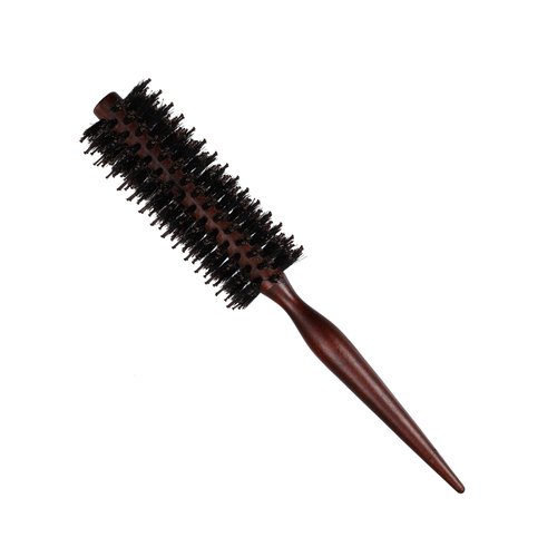 GLIDESMOOTH Straight Hair Brush Round Brush, Hairstyle Wavy Styling Tool, Wood Brown, 1.57" Beauty