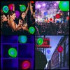 100 Pcs UV Neon Balloons, Neon Glow Party Balloons UV Black Light Balloons Glow in the Dark for Birthday Decorations Wedding Glow Party Supplies Blacklight Reactive Fluorescent Balloons