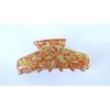 Generic Magenta red yellow gold shimmering effect hair claw clamp clip