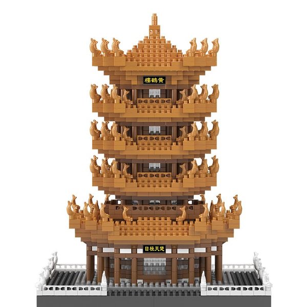 1788Pcs Chinese Architecture Mini Building Blocks Set for Adults - Micro Toy Building Bricks Model Kit - Educational Architecture Model Gift for Kids, Teens, and Adults Age 14+