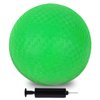 LovesTown Inflatable Playground Ball, 8.5 Inch Dodgeballs Green Kickballs with Air Pump, Jumbo Handballs, for 4 Square Ball Games, Indoor & Outdoor Sports Toys, Birthday Favors, Party Decorations
