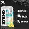 Scivation XTEND EAA + BCAA Powder | Muscle Recovery & Lean Muscle Growth | 9 Essential Amino Acids for Intra Workout or Post Workout Recovery | 10g EAAs Per 2 Servings | Lemon Lime 40 Servings