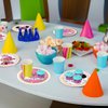 NF ORANGE 30pc Minnie Party Plates, Minnie Party Supplies ，Minnie Birthday Party Decorations Supplies (pink)
