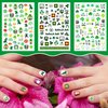 Partywind 966 Styles St Patrick's Day Nail Stickers, Self-Adhesive Saint Patrick's Day Nail Art Stickers Decals Wraps for Kids Women Girls, Irish Shamrock Accessories Decorations (15 Sheets)