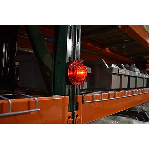 StonePoint LED Lighting Emergency LED Road Flare Kit Set of 3 LED Bright Roadside Beacons with Magnetic Base Flashing or Steady Red Lights Includes Storage Bag