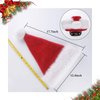 BALORAY Santa Hat for Adults Big Santa Hat Comfort Double Liner Plush Red Velvet