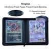 Rayvol Jumbo Card Binder Size XL, Fits 80 XL Jumbo Cards -Includes 80 Sized XL Penny Sleeves, Ringless Jumbo Card Binder for Oversized Cards 5.7 * 7.9 Inch