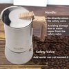 Sivaphe Stainless Steel Stovetop Espresso Coffee Maker 4 cups | Induction Support 10OZ Espresso Pot | Mocha Pot 200ml with Instructions(1 Cup=50ml)