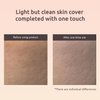MOONSHOT KOREA Conscious Fit Cushion Foundation Flawless Coverage,Glass skin,Long-Lasting, Lightweight, Buildable Coverage,k-beauty (17N Cosmic Latte, [refill] Conscious Fit Cushion)