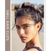 Small Claw Clips for Women 1.6 '' Double Row Teeth Small Hair Clips 12 Pcs Matte Cute Jaw Clips for Hair Claws