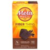 Metamucil Fiber Thins, Psyllium Husk Fiber Supplement, Digestive Health Support and Satisfy Hunger, Chocolate Flavored, 12 Servings
