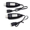 Blomiky 2 Pack 11.1V 1.5A USB Charger Cable Suitable for RC Car Boat Airplane Drone Airsoft 11.1V 3S 3 Cell Lipo Battery / 11.1V USB New 2