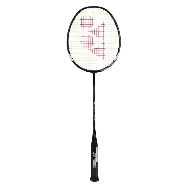 YONEX Muscle Power 29 Carbon Graphite Strung Badminton Racket with Full Racket Cover (Black/White) | for Intermediate Players | 85 Grams | Maximum String Tension - 30lbs