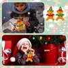 Haull 18 Pcs Stuffed Animals Bears Gifts Plush Bears Bulk Mini Soft Stuffed Toys Small Cute Plush Bear 4" for Kids Adults Party Favors Home Decoration(Christmas Elf)