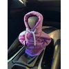 Car Shift Knob Hoodie, Funny Gear Shift Knob Shirt Sweater, Winter Warm Shift Knob Cover Sweater Shirt, Automotive Interior Novelty Accessories Decorations, Universal Fit Knob Cover Gift (Purple)