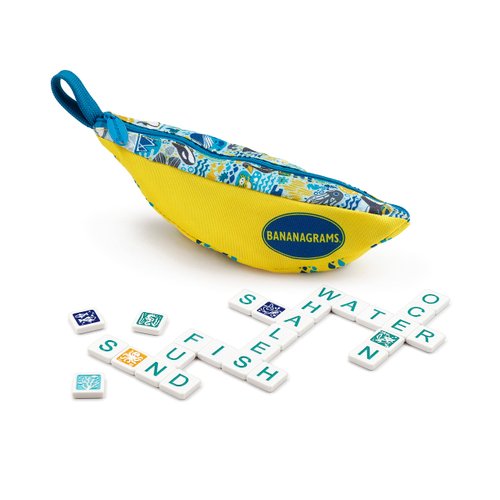 BANANAGRAMS Oceanic Edition Family Board Game, (u-3c-25447)