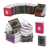 48pcs Miniatures Dollhouse Books, 1:12 Scale Mini Books Doll House Decoration Pretend Play Toys Assorted Dollhouse Accessories Model Doll Toy Supplies for Crafts Doll Houses (2 Styles)