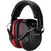 ProCase Noise Reduction Safety Earmuffs, SNR 34dB Noise Cancelling Headphones for Adults Kids Autism, Adjustable Sound Proof Hearing Protection for Shooting Mowing Construction -Red