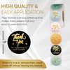 800 Pcs Thank You Stickers, 1.5 Inch Thank You Stickers for Small Business, Self-Adhesive & Waterproof Stickers with Beautiful Designs, Strong and Durable (Multicolor, 1.5 Inch) Envelope Seals
