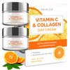 Skin 2.0 Vitamin C and Collagen Daily Face Moisturizer - Dermatologist Tested - Anti-Aging, Skin Tightening, Brightening Day Cream - Korean Skin Care For All Skin Types - 1.69 Fl. oz (2-Pack)