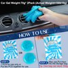 Fitosy Car Interior Duster Detail Brush Cleaning Gel Kit, Soft Dash Vent Dusting Car Slime Putty Detailing Brushes Accessories Essentials Supplies Tools for Auto,Truck,SUV,RV