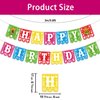 Pre-strung Mexican Happy Birthday Banner, Mexican Theme Party Decor, Cinco de Mayo Happy Birthday Banner, Taco Birthday Party Decorations Banner for Mexican Carnival Fiesta Birthday Party