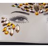 women mermaid face gems make up face jewels body glitter rhinestone rave festival face body temporary tattoos for music festivals bohemian felf-adhesive crystal sticker