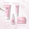 Skin Care Sets for Women/Girls JAPAN SAKURA Beauty Gift Sets Skincare Kit with Cleanser, Serum, Eye Cream, Face Cream Travel Pamper Sets for Women Gifts,Skin Care Sets & Kits