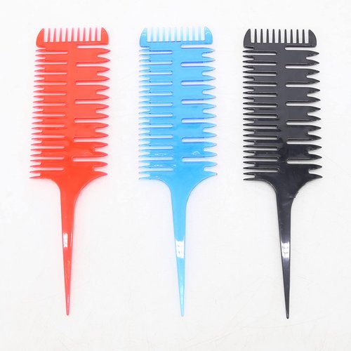 BTWTRY 3 Pieces Wide Tooth Detangling Hair Comb Detangling Hair Comb Hair Styling Comb Set for Hair Tint Dying Coloring Applicator (3pcs)