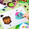 JOYIN 36 PCS Make-a-face Sticker Sheets Make Your Own Halloween Characters Mix and Match Sticker Sheets with Vampire, Witch, Frankenstein, Ghost and more Halloween Kids Party Favor Supplies Craft