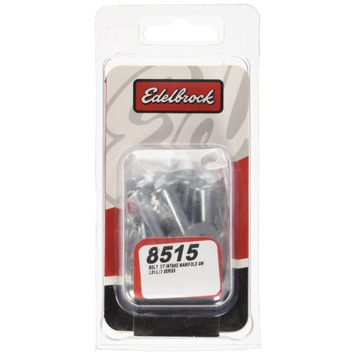 Edelbrock 8515 Performer Series Intake Manifold Bolt Kit Chevy LS/LS2 For Use w/PN[7118/2908/28097/7518/7139/7140]