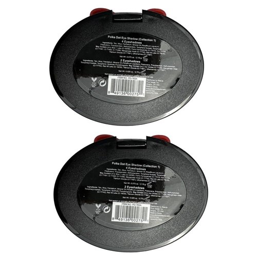 CITY COLOR Pack of 2 Polka Dot Eye Shadow, (Collection 2)