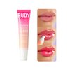 Ruby Kisses Staining Mood Lip Gloss, Mango Butter Infused for Hydration, PH-Activated Hue Change, Lightweight Feel, Non-Sticky Shine for Long Lasting Fuller & Smoother Lips (1pc)