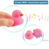 umbresen Pink Rubber Ducks Preschool Bath Toys Bathtub Duckies Gift for Baby Shower Infants Toddlers Car Pool Float Halloween Adults Party Favors Carnival Decorations (Small Pink 2.2''-12pcs)
