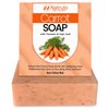 Carrot Soap for Skin Brightening – Natural Carrot Soap Bar for Spots on Face, Body, Neck, Underarm – Carotene Reduces Acne, Brightens Spots, & Evens Skin Tone – Kojic Acid Glow Bar Made in USA