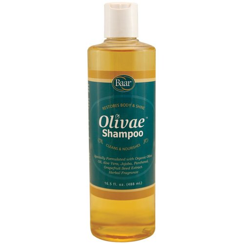 Baar Olivae Shampoo, 16.5 Fl Oz - Organic Olive Oil Formula Nourishes Hair While Cleaning. Aloe V...