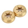 INJORA RC Internal Brass Counterweight 2pcs 63g Brake Disc Weights for 1.9inch 2.2inch Wheel Rims Axial SCX10 90046 D90 TF2 TRX4