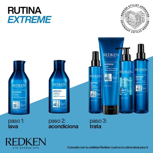 Redken Extreme Mask | Hair Mask for Damaged, Brittle Hair | Fortifies & Strengthens Distressed Hair | 8.5 Fl. Oz. (Pack of 1)