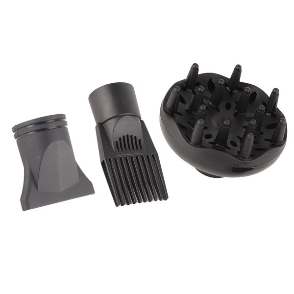 3Pcs/Set Curly Hair Diffuser Attachment Universal,Hair Diffuser for Curly Hair,Universal Hair Diffuser Adaptable for Blow Dryers, Hair Dryer Diffuser Nozzle Set Plastic Hair Dryer Attachment