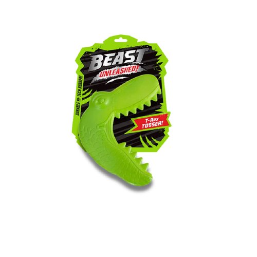 Beast Unleashed T-Rex Tosser Dog Toy Boomerang Premium Rubber