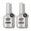 GAOY Gel Top Coat and Nail Glue Gel Set, 2 Pcs 16ml Clear Glossy No Wipe Combination for UV Light Cure Gel Nail Polish