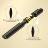 Liquid Lash Extensions Black Mascara Volume and length 5x Longer 4D Silk Fiber Lash Waterproof Makeup, For Long-Lasting, Clump-Free Volume Length