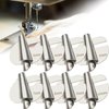 Socuierer 8Pcs Universal Sewing Rolled Hemmer Foot Set, Seam Guide for Sewing Machine, Wide Rolled Hem Presser Foot for Home and Industrial Use, 3-10mm Sizes, for Precise Hemming