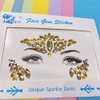 women mermaid face gems make up face jewels body glitter rhinestone rave festival face body temporary tattoos for music festivals bohemian felf-adhesive crystal sticker