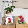 QARULUS Flower Bouquet Building Kit Flowers Botanical Collection DIY Plants Bonsai Tree Friends Sets Adult Building Blocks Set Christmas New Year Birthday Gift for Girls Mom Women Girlfriend(Roses)