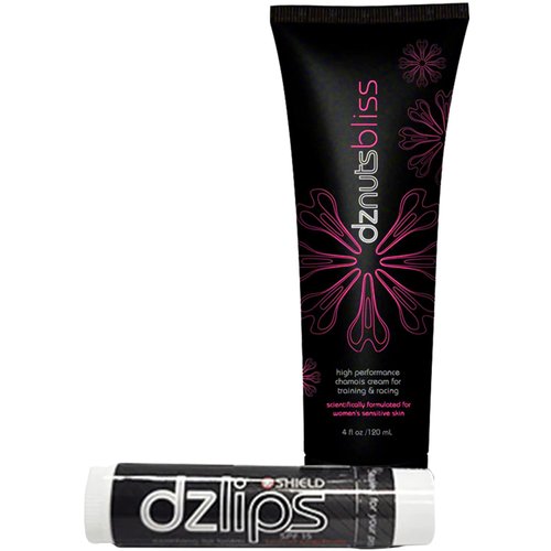 dznuts DZ Lips Care - Lip Repair, Protectant, Moisturizing Balm (DZ Lips + Women's Bliss Chamois Cream)